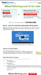 Mobile Screenshot of mikestailoring.com